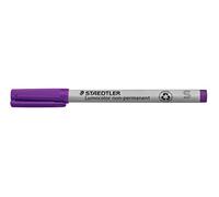 STAEDTLER Lumocolor 311 no permanente - violeta, 10 unidades, S, 0,4 mm | Rotulador universal borrable, rotuladores para pizarras blancas y láminas - soluble en agua - N.º de art. 311-6
