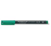 Rotulador Permanente Staedtler Lumocolor Punta 1mm Verde