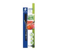 STAEDTLER Lumocolor 317 Marcatore permanente - nero, singolo, 1,0 mm | Inchiostro universale impermeabile per cucina & superfici, DRY SAFE cap-off - Art.-Nr. 317-9 BK-1