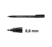 Rotulador Permanente STAEDTLER Lumocolor 318F Negro