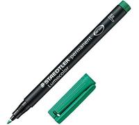 Staedtler - Lote de 12 lumocolors marcador Permanent 318 F, verde
