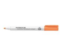 STAEDTLER Lumocolor 341-4. Rotuladores de color naranja para pizarra blanca. Caja con 10 marcadores.
