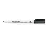 Staedtler Lumocolor Compact 341-9 Whiteboard Marker - Black (Pack of 10) Black P