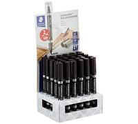 STAEDTLER Lumocolor 348 Permanent Duo - negro, pack 30, 0,6 & 1,5 mm