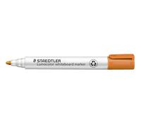 STAEDTLER LumoColor 351-4. Rotuladores para pizarra blanca. Paquete de 10 unidades de color naranja.