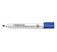 STAEDTLER Lumocolor 351 B-3. Rotuladores para pizarra blanca de color azul. Caja con diez unidades.