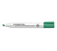 STAEDTLER Lumocolor 351 B-5. Rotuladores para pizarra blanca de color verde. Caja con diez unidades.
