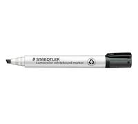 Staedtler Lumocolor 351 B-9. Rotuladores para pizarra blanca de color negro. Caja con diez unidades.