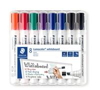 Staedtler Lumocolor 351 B - Rotulador para pizarra, punta biselada, ancho de lín