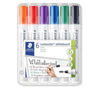 Staedtler 351 B WP6 marcador 6 pieza(s) Negro, Azul, Verde, Naranja, Rojo, Violeta
