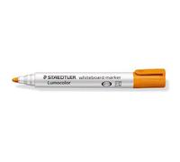 Staedtler Lumocolor 351 Rotuladores para Pizarra Blanca Bolígrafo Punta Redonda Naranja Color Tinta X 1 Sencillo