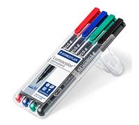 Staedtler Lumocolor 317 WP4 marcador permanente Negro, Azul, Verde, Rojo 4 pieza(s)