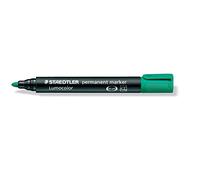 Staedtler Lumocolor - Marcador permanente (Verde, Punta redonda, Negro, Verde, 2 mm, Alemania, 1 pieza(s))