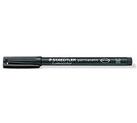 Staedtler Rotulador permanente Lumocolor 317-9 punta 1 mm negro