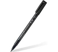 Staedtler 313-2 marcador permanente Punta redonda Negro 10 pieza(s)