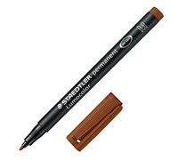 Staedtler Lumocolor permanent M Marrón 1pieza(s) - Marcador permanente (Marrón, Negro, Polipropileno, Medio, 1 mm, 1 pieza(s))