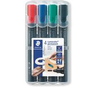 Staedtler Marcador permanente 352C4 - Punta cónica 2 mm - Set de 4 colores