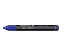 STAEDTLER Lumocolor permanent omnigraph 236-3. Ceras permanentes de colores. Caja con 12 crayones de color azul.