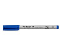 Staedtler Lumocolor, Rotulador Universal, Azul, Pack de 10 | Rotulador de papel de aluminio soluble en agua - para sobrecarga - Ref. 312-3