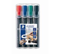 Staedtler Marker Lumocolor Perm slant 2-5mm assorted (4)