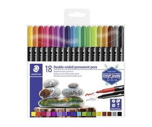 Staedtler Marker Twin-Tip permanent 3.0/0.5mm (18)