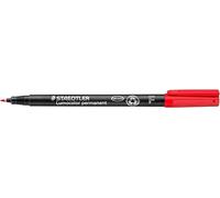 STAEDTLER marqueur permanent "Lumocolor 318F", rouge Tracé 0,6 mm
