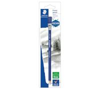 STAEDTLER Mars 526 61 Lápiz borrador - con cepillito, individual | Borrado preciso, sin PVC & látex - madera sostenible, para niños - Art.-Nr. 526 61BK-C