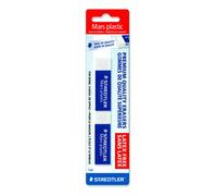 Staedtler Mars 52650BK2 - Goma de borrar de plástico, 2 unidades