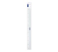 STAEDTLER Mars 563 Regla de corte aluminio - 50 cm, antideslizante | Regla metálica irrompible con escala graduada para corte - colegio & oficina - Art.-Nr. 563 50