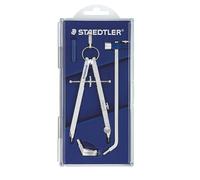 STAEDTLER Mars Comfort 551 Compás de precisión - extensión, Ø 500 mm | Compás todo metal con barra extensible, piezas de recambio & estuche - Art.-Nr. 551 02