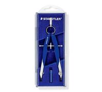 Staedtler Mars Comfort 556 00 - Compás, color azul-plata, caja estable con tapa abatible -modelo surtido
