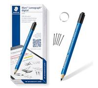Staedtler Mars Digital Jumbo 180J 22 - Lápiz capacitivo con goma de borrar digital (4096 niveles de presión, punta de 0,7 mm)
