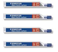 Staedtler Mars - Lápices de carbono de 0,5 mm, 2B y HB, 48 minas en total