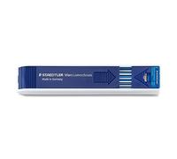 STAEDTLER Mars Lumochrom 204 Minas de dibujo - 2 mm, azul, caja de 12 | Minas de recambio HB para portaminas & compases, 130 mm - para dibujo - Art.-Nr. 204-3