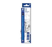 Staedtler Lápices de dibujo Mars Lumograph 100 10B – dureza baja – Pack de 12
