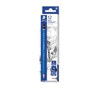 Staedtler Mars Lumograph 100-6H. Pack de 12 lápices de dibujo de la misma graduación.