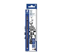Staedtler Mars Lumograph 100B-HB. Pack de 12 lápices de dibujo de la misma graduación.