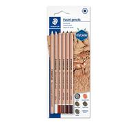 STAEDTLER Mars Lumograph 100P-SBK6. Pack de 6 lápices pastel de colores surtidos