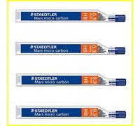 STAEDTLER Mars Micro Carbon 250 0,9 mm HB - Recambios para lápices - 4 tubos / paquetes (48 plomos) HB