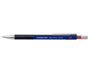 Staedtler Mars micro - Lápiz mecánico (Azul, 0,5 mm (0.0197")), 10 unidades