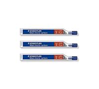 STAEDTLER Mars Micro - Paquete de 3 puntas de lápiz mecánico de carbono