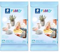 STAEDTLER Material de modelado de secado al aire, color blanco, listo para usar, sin necesidad de combustión, 250 g, agradable al tacto, no se pega, mínimo 95% de materias primas naturales, 8103-0