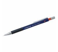 Staedtler Micro 775 - Portaminas (10 unidades, 0,9 mm, recargables, caña de plástico con manguito ergonómico de goma), color azul