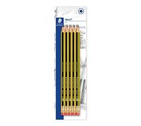 STAEDTLER Noris 122 Lápices con goma - HB, pack 10