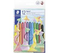 Staedtler Noris Club 221 NWP12, Lápices de cera giratorios, Estuche con 12 ceras