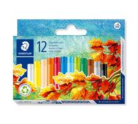 STAEDTLER 241NC12 - Estuche con 12 ceras, Multicolor