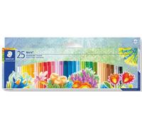STAEDTLER 241 Pasteles al óleo - 25 colores, resistentes al agua