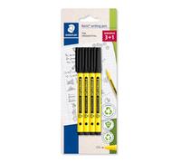 STAEDTLER Noris 307-9 BK4 - Bolígrafo para escritura a mano, color negro, paquete de 4