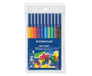 Staedtler noris 326 rotulador negro, azul, marrón, verde, naranja, ro