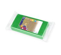 STAEDTLER Noris 8421-5. Plastilina de Color Verde. Envase con una Pastilla Rectangular de 1000 Gramos de Peso.